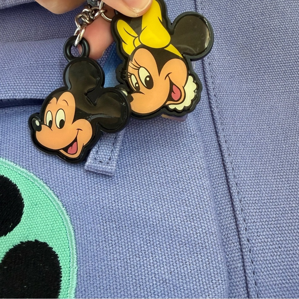Disney Parks Backpack Mickey Mouse Carton Pals Lavender Book Bag Travel EUC - Picture 6 of 16
